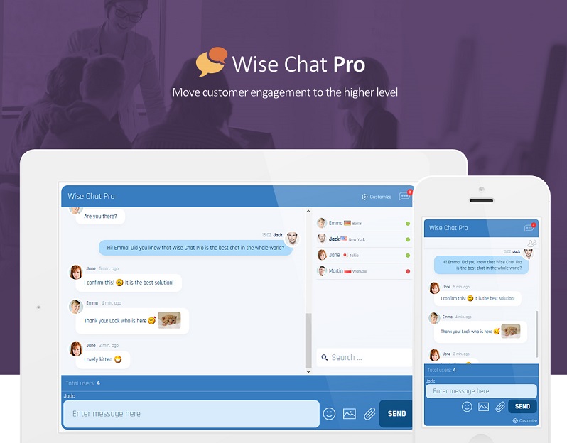 Wise Chat Pro - Fully Featured Chat Plugin For WordPress
