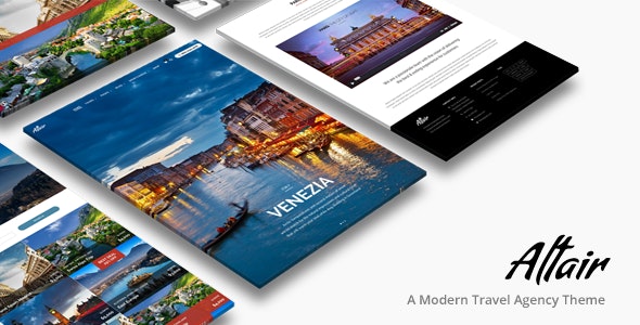 Altair - Travel Agency WordPress Theme
