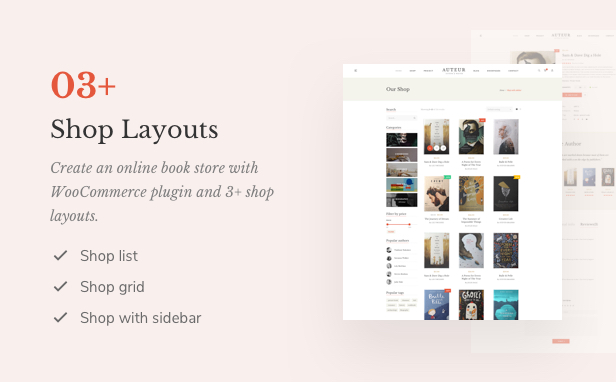 Auteur – WordPress Theme for Authors and Publishers 3