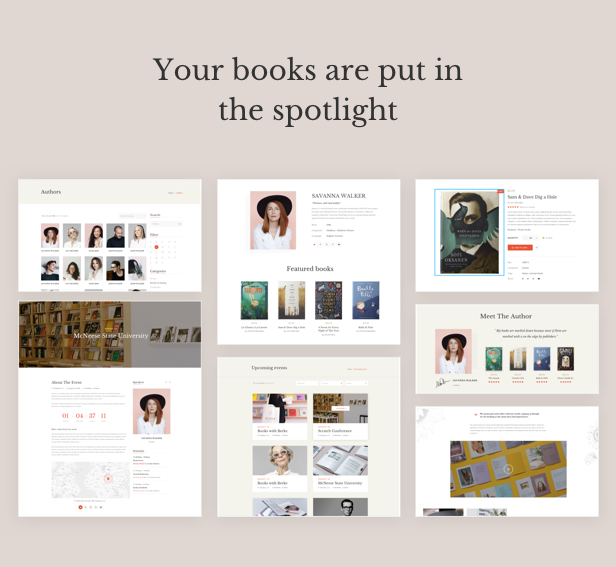 Auteur – WordPress Theme for Authors and Publishers 4