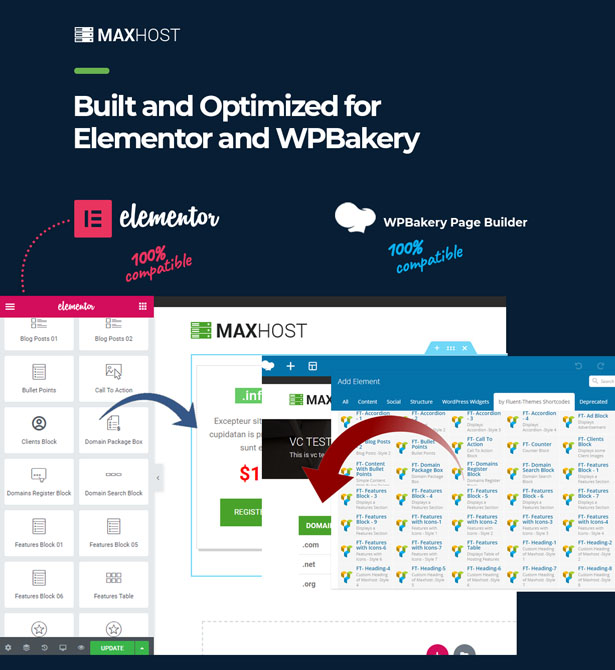 MaxHost - Web Hosting, WHMCS and Corporate Business WordPress Theme with WooCommerce 2