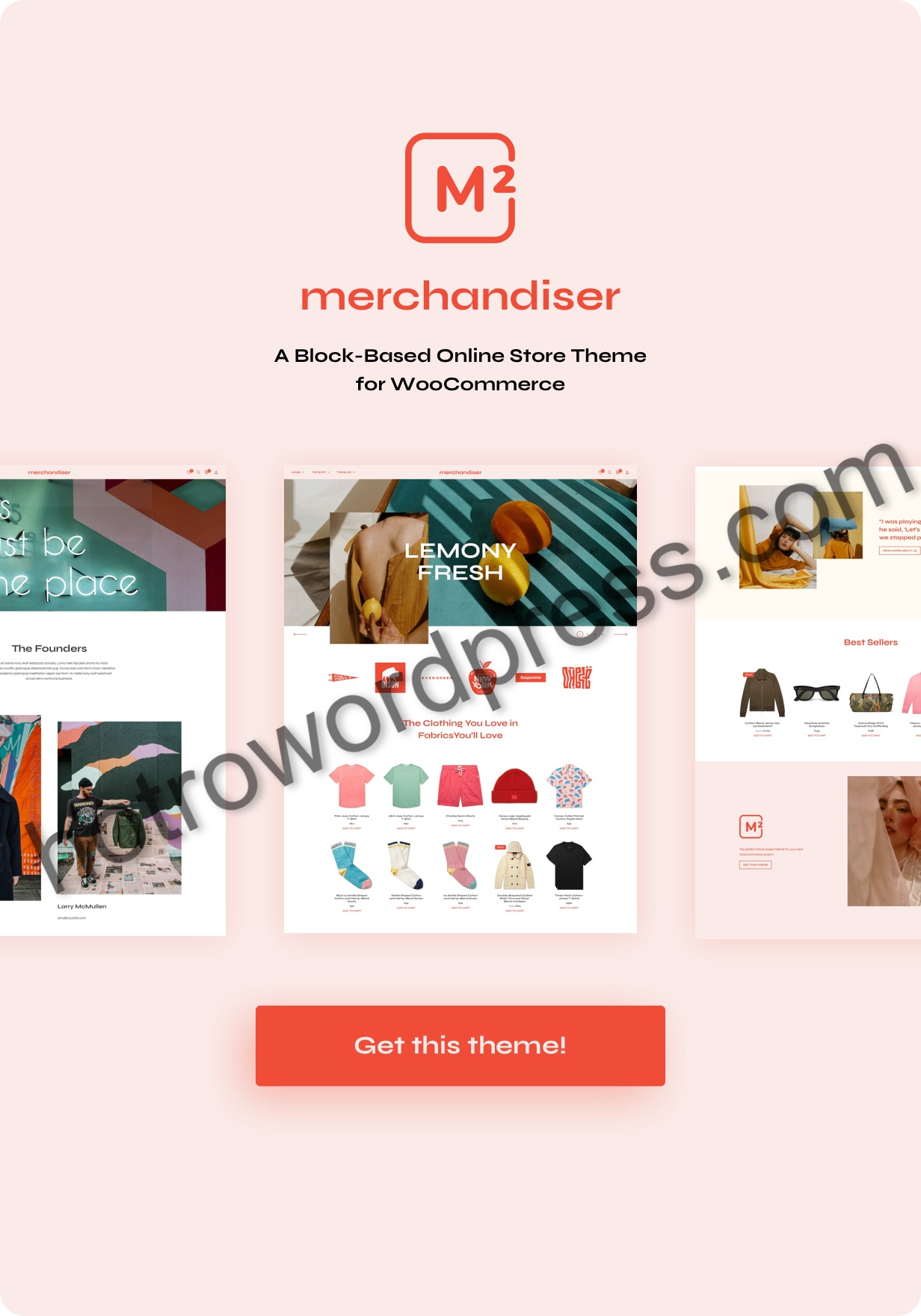 Merchandiser - eCommerce WordPress Theme for WooCommerce 1