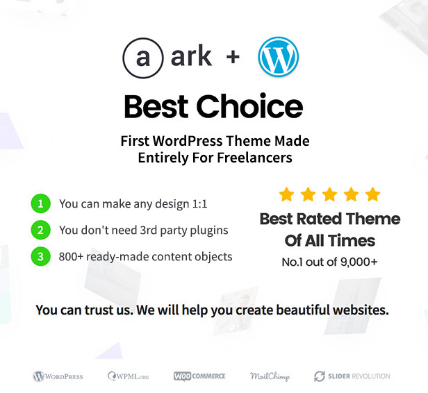 The Ark - WordPress Theme made for Freelancers 2