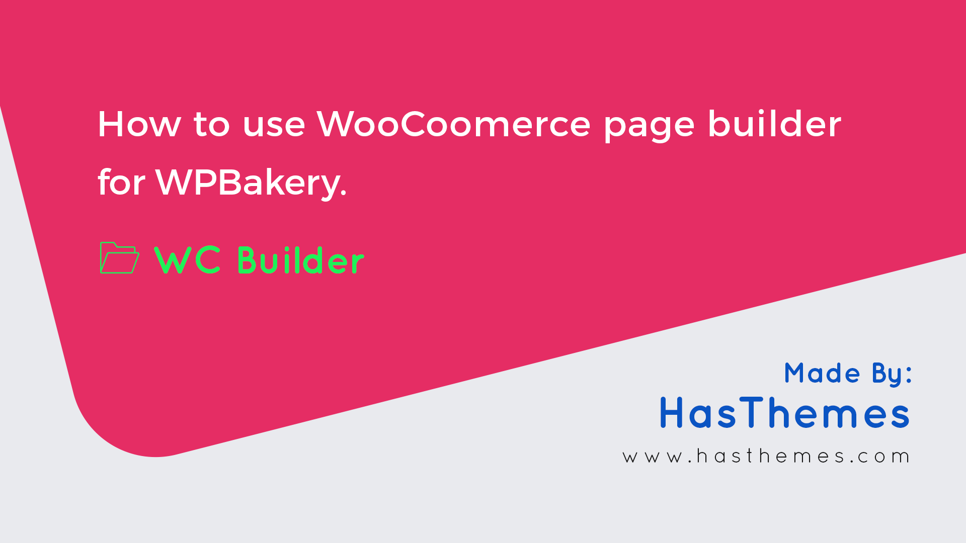 WC Builder Pro – WooCommerce Page Builder for WPBakery 1