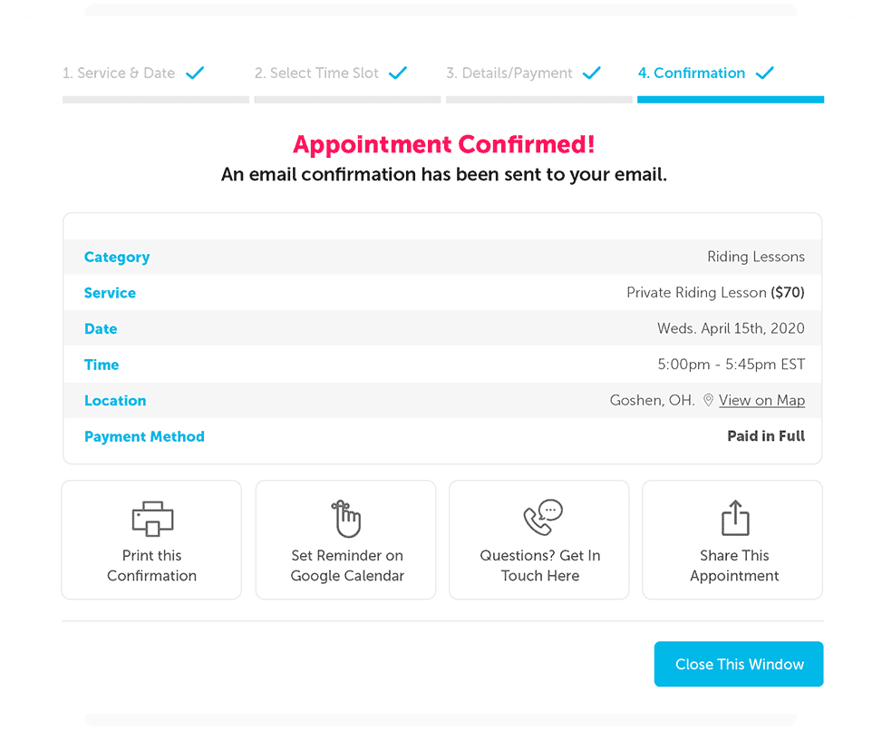 Brindle Booking Appointments Plugin 1
