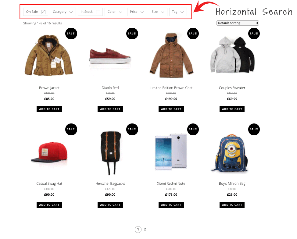 Themify WooCommerce Product Filter 2