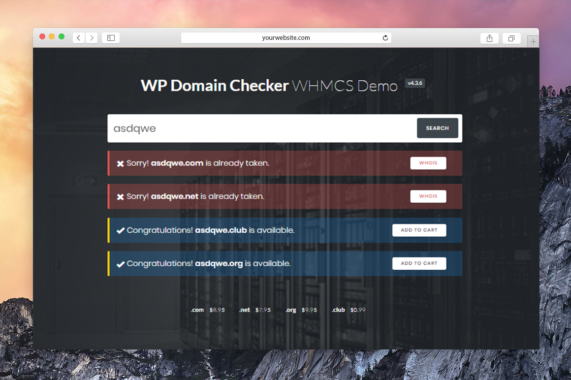 WP Domain Checker by asdqwedev 4