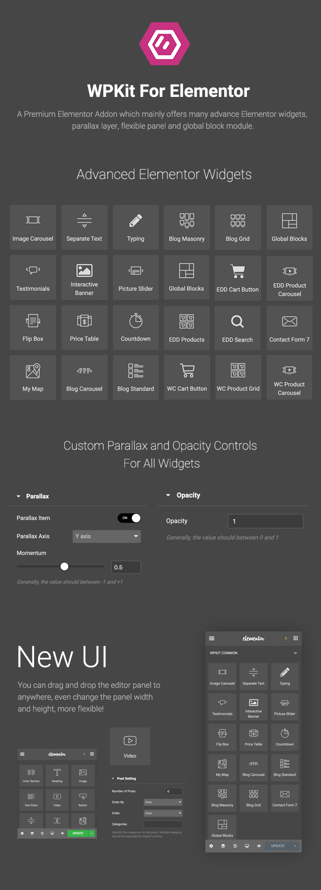 WPKit For Elementor - Advanced Elementor Widgets Collection & Parallax Layer