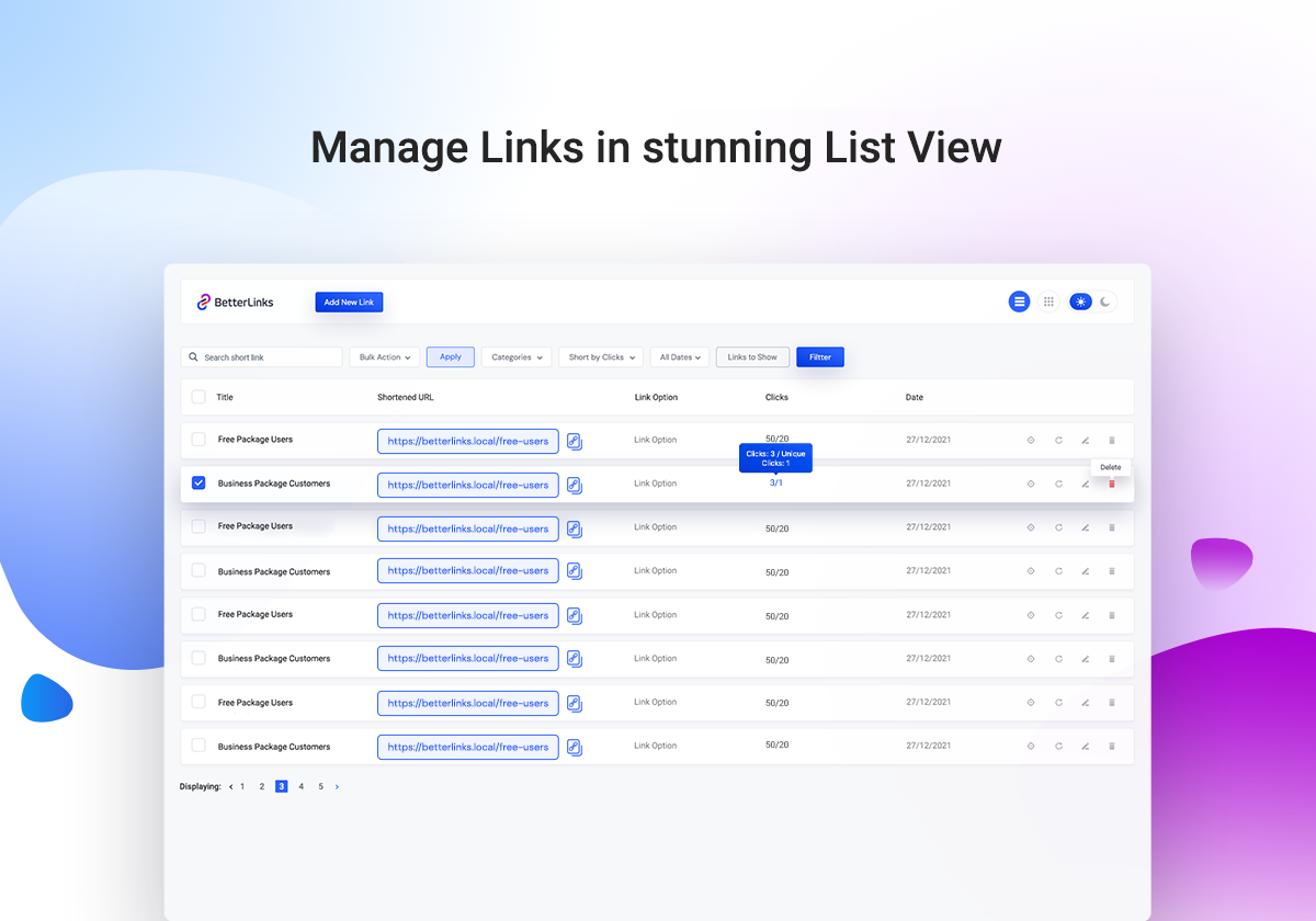 BetterLinks Pro Shorten, Track and Manage any URL 3
