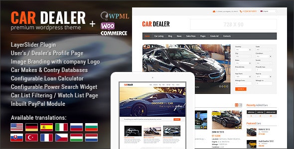 Car Dealer - Automotive WordPress Theme – Responsive