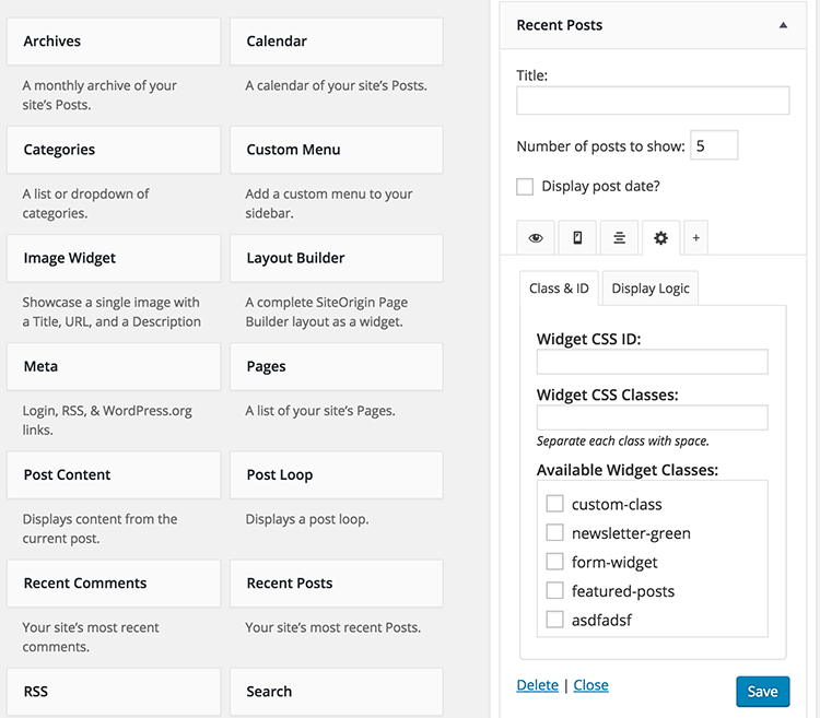 Extended Widget Options - The #1 WordPress Widget Control Plugin 6