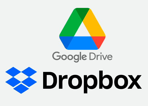 Google Drive or Dropbox