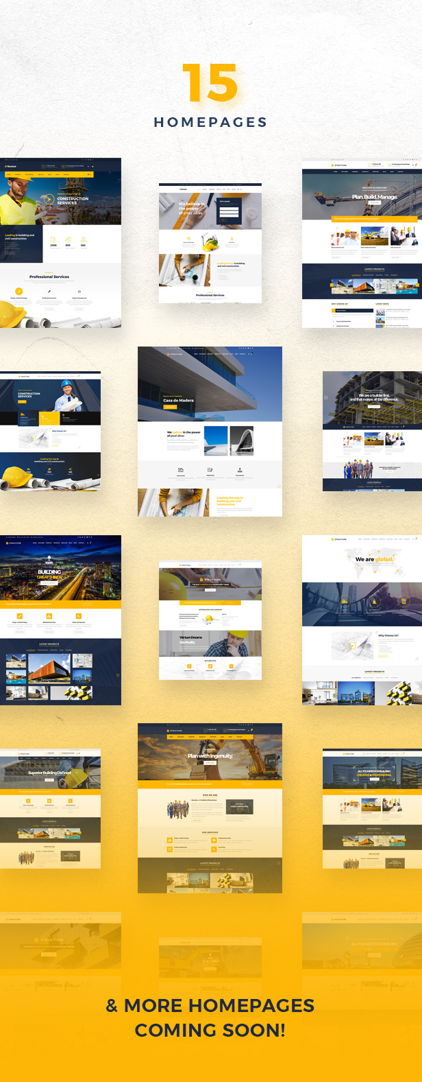 Structure - Construction Industrial Factory WordPress Theme 2