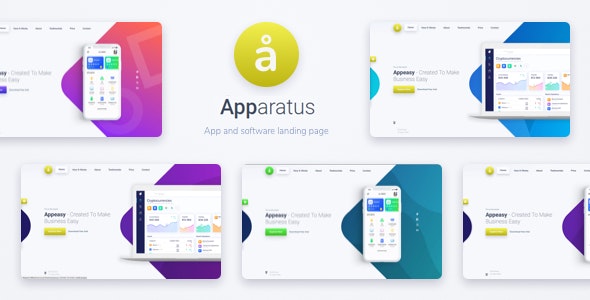 Apparatus - A Multi-Purpose One Page Saas and App Landing Theme