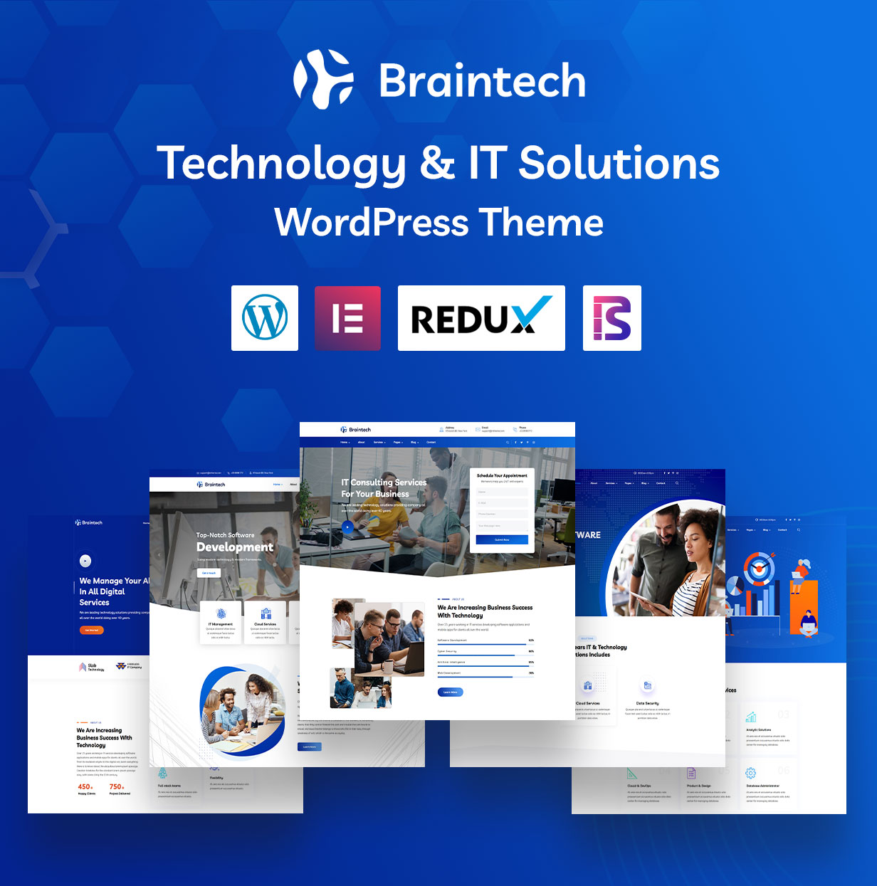 Braintech - Technology & IT Solutions WordPress Theme 1