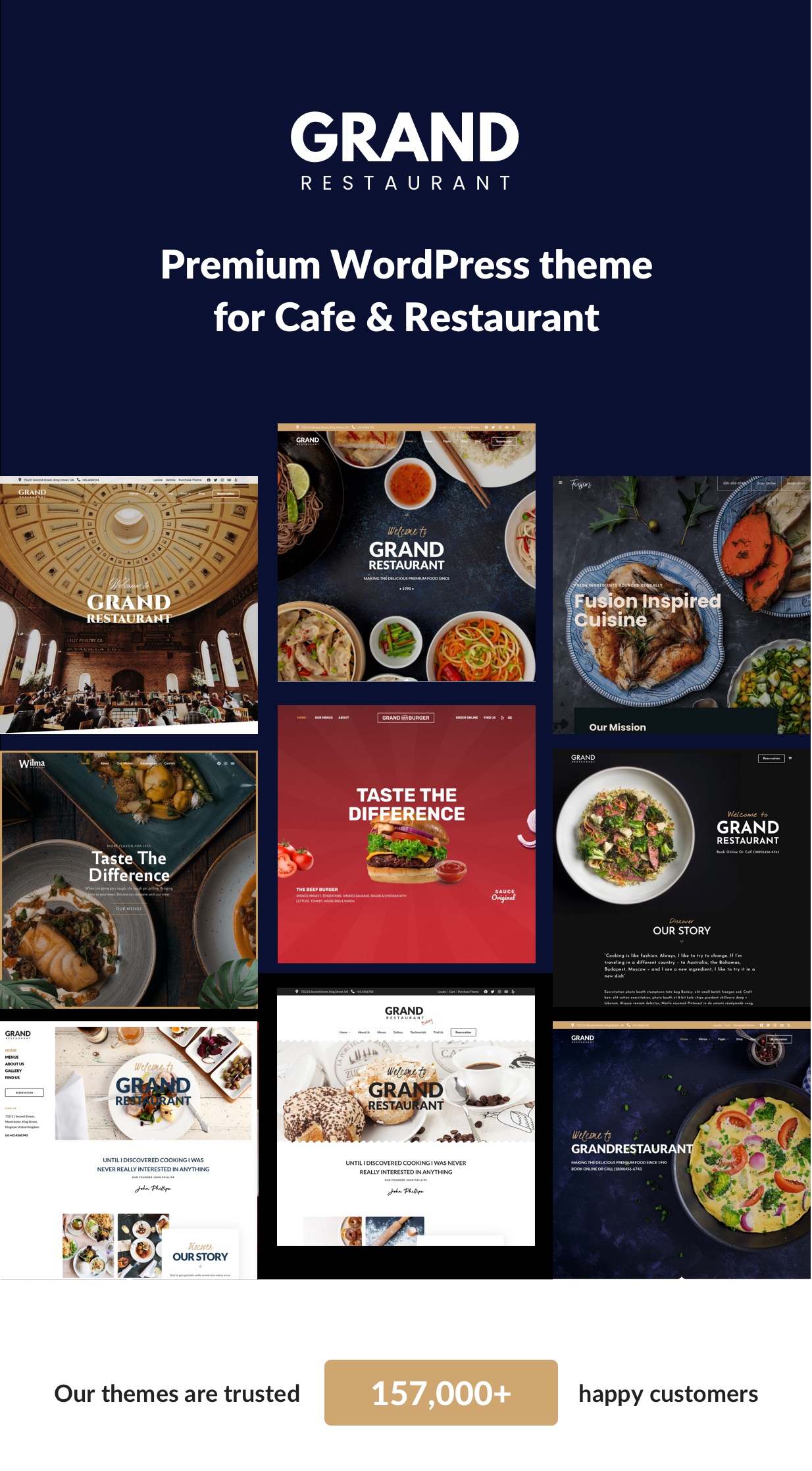 Grand Restaurant - WordPress Theme 3