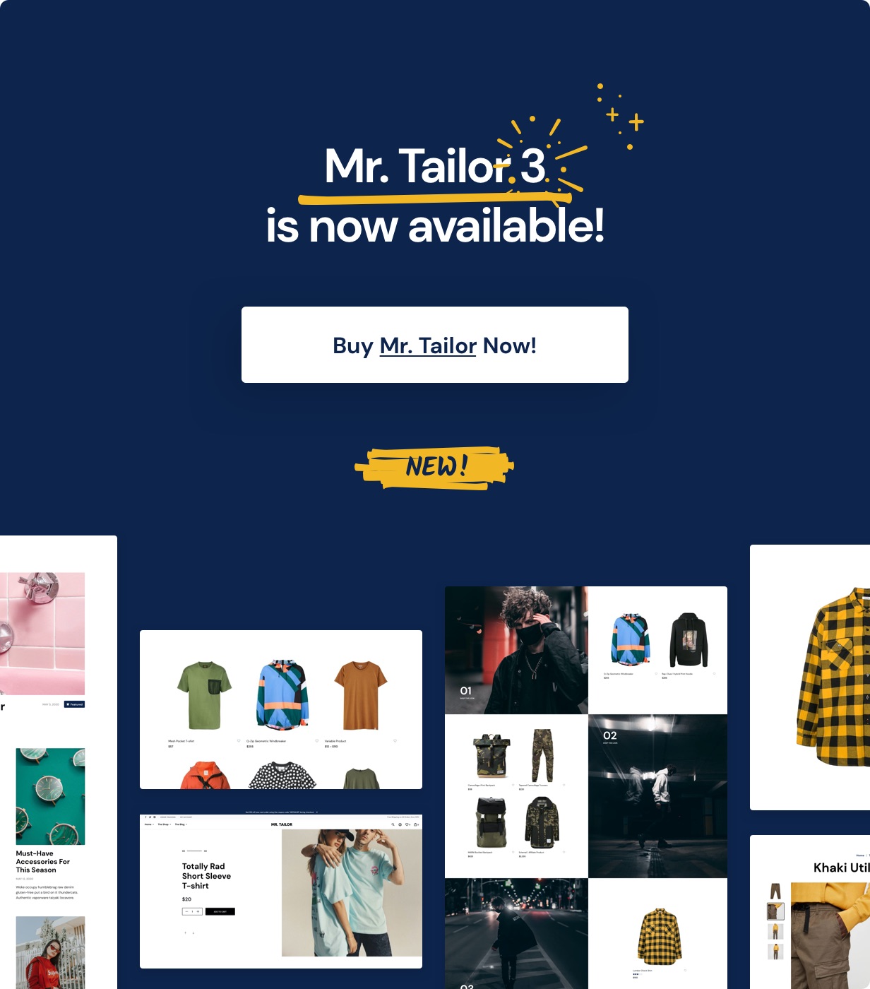 Mr. Tailor - eCommerce WordPress Theme for WooCommerce 1