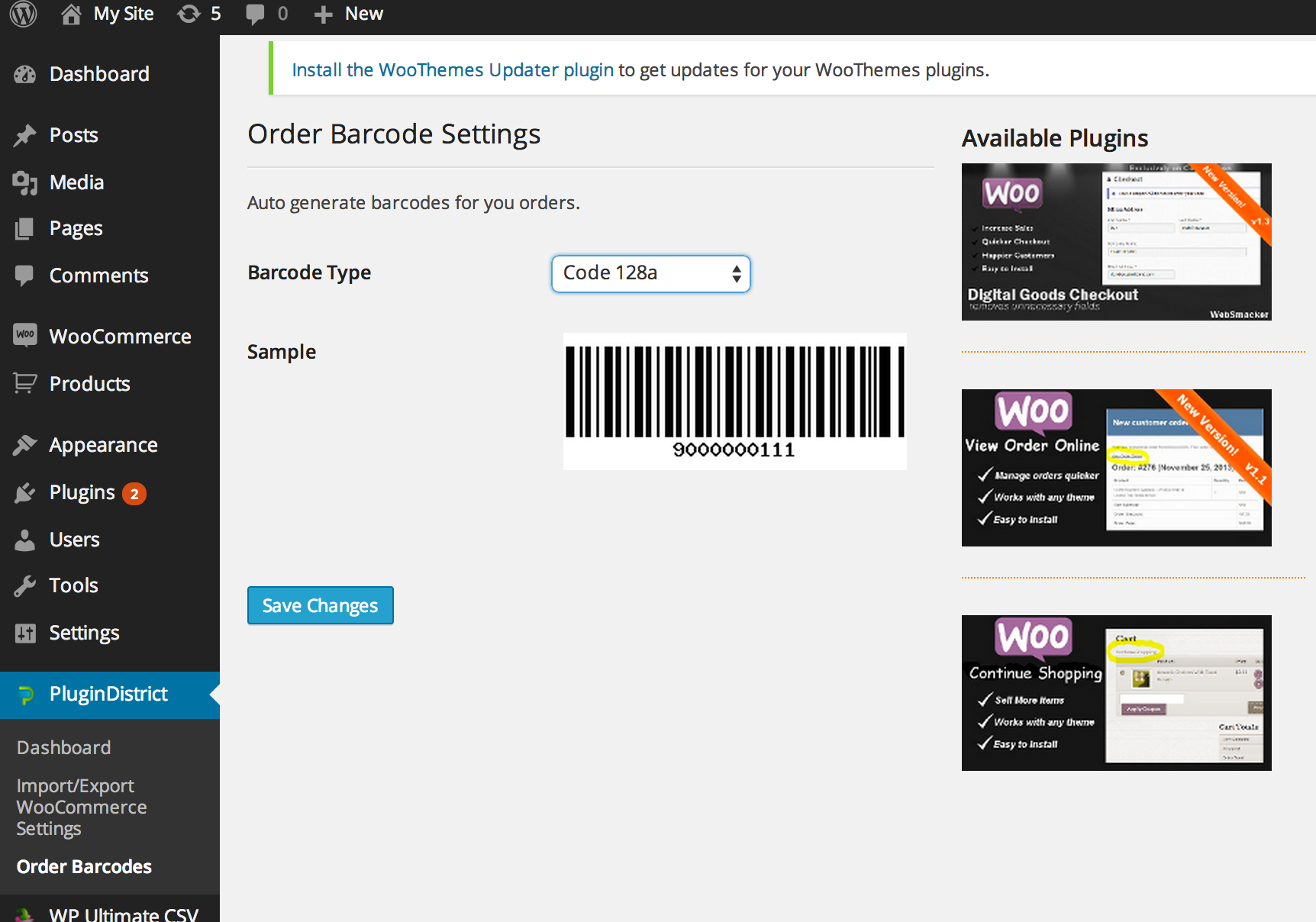Order Barcodes for WooCommerce 5