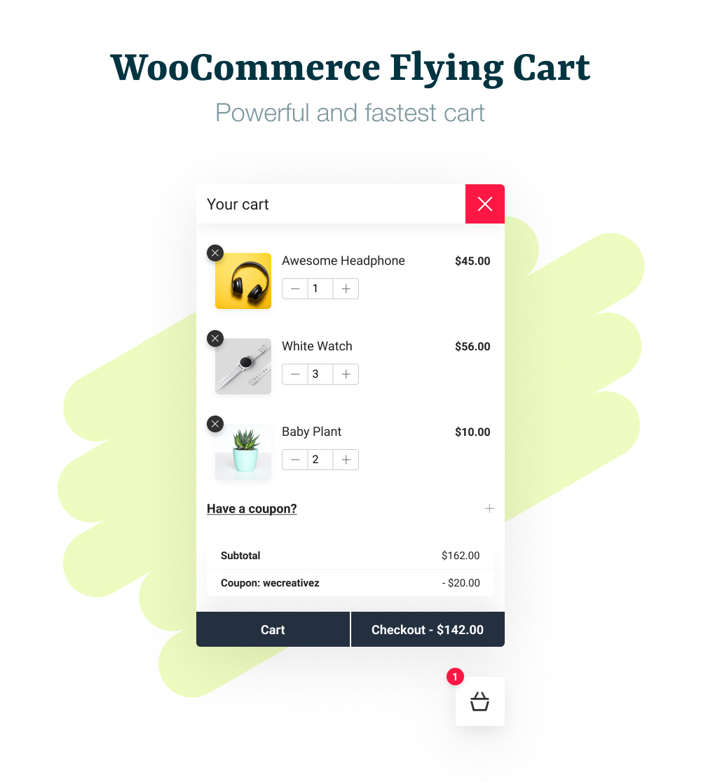 WooCommerce Flying Cart By WeCreativeZ 2