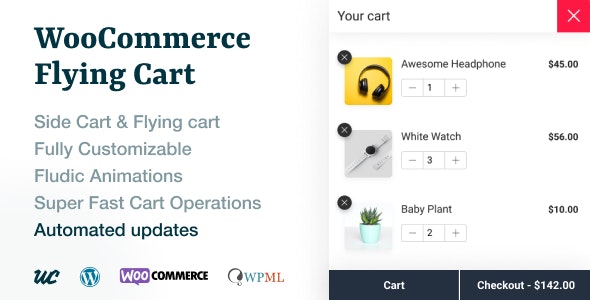 WooCommerce Flying Cart By WeCreativeZ
