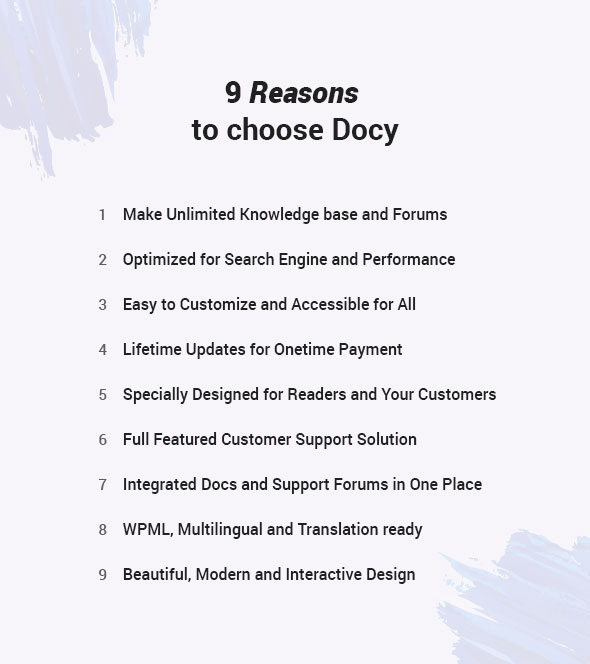 Docy - Documentation and Knowledge base WordPress Theme with Helpdesk Forum 1