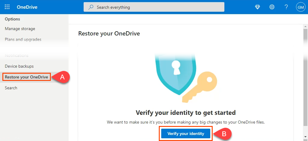 Khôi phục tệp đã xóa bằng cách khôi phục hình ảnh Microsoft OneDrive 3