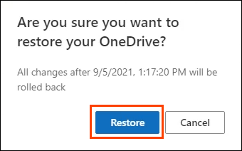Khôi phục tệp đã xóa bằng cách khôi phục hình ảnh Microsoft OneDrive 9