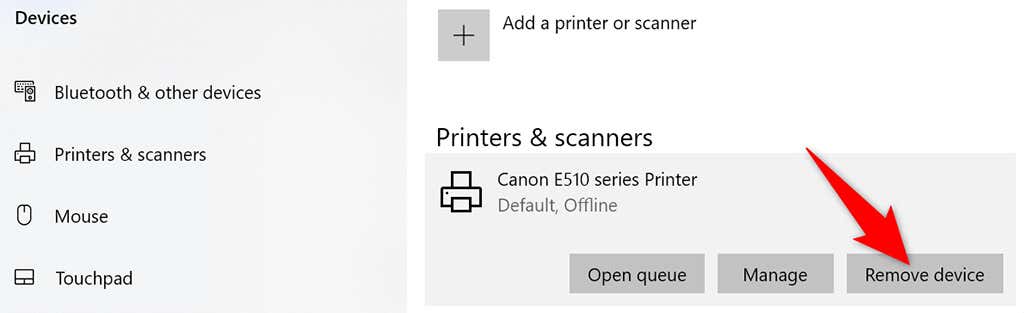 Sử dụng Settings để xóa máy in trên Windows 10/11 image 3