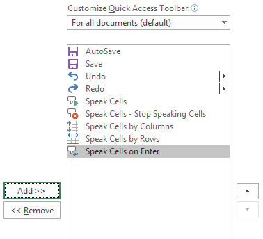 Cách sử dụng tính năng Speak Cells của Excel hình 3