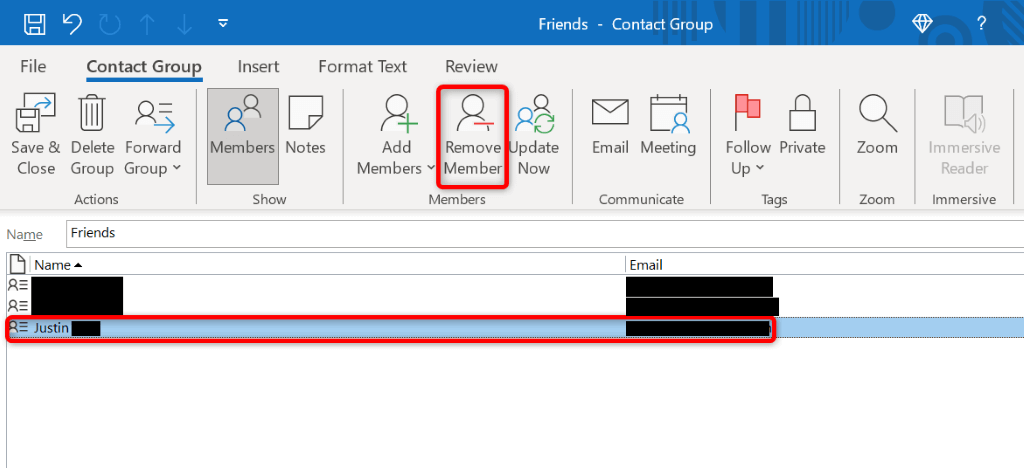 Cách tạo nhóm email trong Microsoft Outlook hình 9