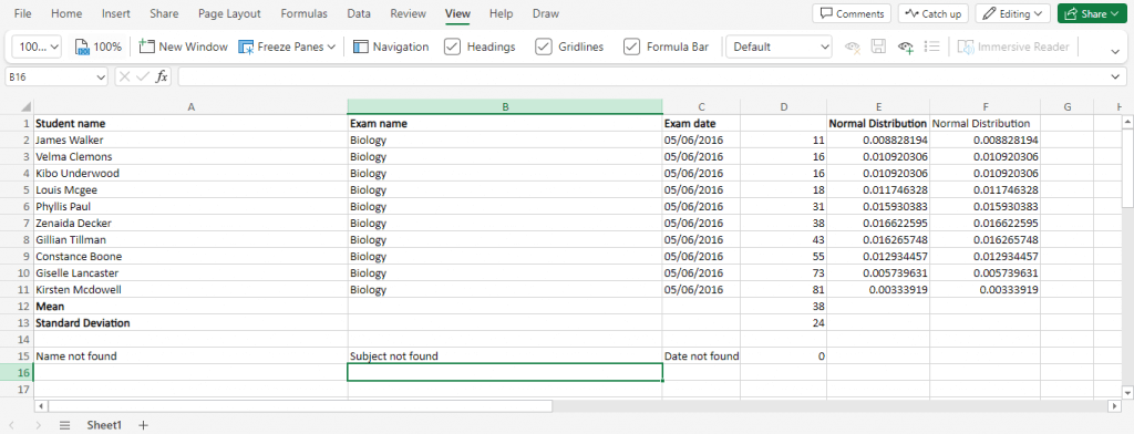 Cách cố định hàng và cột trong Excel hình 2