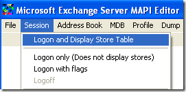 trình soạn thảo bản đồ máy chủ Microsoft Exchange