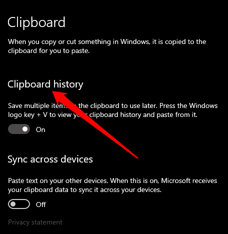 Cách vô hiệu hóa lịch sử Clipboard của Windows 10 image 2