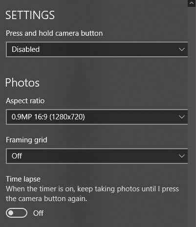 Cách sử dụng ứng dụng Camera của Windows 10 image 7